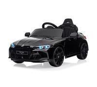 Voiture Électrique Enfant 12V Sous Licence BMW M4 avec Télécommandé, Vitesses 3 Km/h, LED et Musique pour Enfants 3+ An - Noir