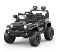 Voiture Électrique Enfant 12V, Télécommande Parentale 2.4G, Suspensions Amortissantes, Phares LED, Bluetooth, Véhicule Tout-Terrain pour Garçons Et Filles 3-8 Ans