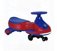 Voiture Électrique Enfant 12V, Twistcar 2-en-1 Volant 360° Anti-Bascule