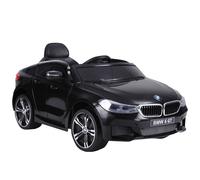 Véhicule électrique pour enfant Homcom Voiture électrique enfants 6 V 3 Km/h max. effets sonores et lumineux télécommande incluse noir BMW 6 GT
