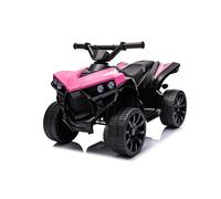 Voiture Electrique Enfant ATV, 6V Quad Electrique pour Enfants avec Musique, Klaxon, Phares LED, 70 x 42 x 45 Cm, pour Enfants 3+ Ans