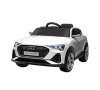 Voiture électrique enfant audi e-tron sportback s line 12 v 8 km/h max. - effets sonores, lumineux - télécommande blanc TU