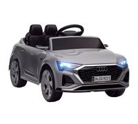 Voiture Électrique Enfant Audi Q8 Sportback E-tron 12v Max. 5 Km/h Télécommande Gris TU