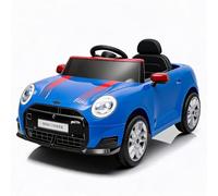 Voiture Électrique Enfant avec Télécommandé Vitesses 3 Km/h,12V Véhicule Électrique sous Licence Mini Cooper,Klaxon, LED Et Musique Garcon Fille 3-6 Ans