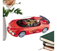 Voiture Électrique Enfant - Design Horloge Réglable avec Lumières et Musique pour,Voitures Acrobatiques pour Garçons,Idéal Fêtes Halloween Pâques Maison/Jardin Intérieur/Extérieur École Classe