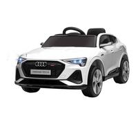 Voiture électrique enfant - HOMCOM - licence audi e-tron sportback 12V télécommande LED MP3 USB - PP - blanc