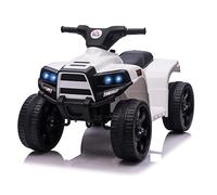 Voiture électrique Enfant HOMCOM PP 65x40x43cm Blanc