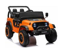 Voiture Électrique Enfant Jeep 24V 2x105W Pneu EVA Cuir LED USB Bluetooth