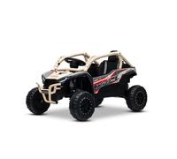 Voiture électrique enfant Kawasaki TERYX KRX 1000 12V, khaki, télécommande 2,4 GHz, batterie lithium, 2 moteurs de 25W, MP3/USB/AUX