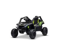 Voiture électrique enfant Kawasaki TERYX KRX 1000 12V, noire, télécommande 2,4 GHz, batterie lithium, 2 moteurs de 25W, MP3/USB/AUX