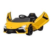 Voiture électrique enfant licence Lamborghini Revuelto télécommande effets sonores lumineux jaune G