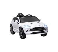 Voiture électrique enfant licence officielle Aston Martin DBX 12V 5 Km/h max. avec télécommande nombreux effets blanc Blanc G