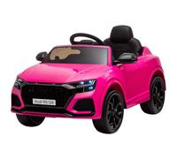 Voiture électrique enfants - HOMCOM - sous licence Audi RS Q8 - avec télécommande, Bluetooth, pour enfants de 3-5 ans - rose