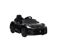 AIYAPLAY Voiture électrique Enfants sous Licence Maserati Gran Turismo Folgore, véhicule électrique 12V avec télécommande 2,4G, phares LED, Musique, klaxon, MP3, Voiture pour Enfants 3 à 5 Ans, Noir