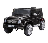HOMCOM Voiture électrique Enfant véhicule Mercedes Benz 12 V avec - télécommande parentale fournie - V. Max. 5 Km/h - Effets sonores, Lumineux - Noir