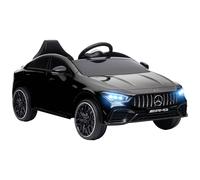 AIYAPLAY Voiture électrique Enfants Mercedes-Benz AMG CLA 45 Voiture à Batterie 12V 2 Moteurs véhicule électrique Enfant 3-6 Ans - télécommande 2,4G Vitesse 3-5 km/h Phare LED et Effets sonores Noir