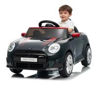 Voiture électrique Enfant Mini sous Licence, 12V avec Télécommande 2,4G | 2 vitesses 3-6 km/h, phares LED, musique USB-MP3, ceinture de sécurité, charge max 30 kg, dès 3 ans