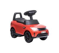 Voiture électrique enfant porteur 2 en 1 - licence Land Rover Discovery - effets lumineux sonores - rouge