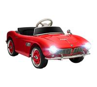 Voiture électrique enfant rétro bmw 507 - v. Max. 5 km/h - télécommande - effets sonores lumineux rouge TU
