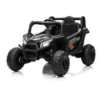 Voiture Électrique Enfant UTV 4x4 12V, Télécommande Parentale 2,4G | 3 Vitesses, Phares LED, Musique USB-Bluetooth, Suspensions & Pneus EVA, Ceinture de Sécurité, Jouet Extérieur pour 3-6 Ans, C