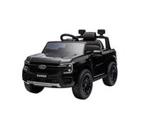 Voiture électrique enfants 12V FORD Ranger, noir, Siège en cuir, Télécommande 2,4 GHz, Moteurs 2 X 30W
