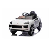 Voiture électrique enfants 12V Porsche Cayenne avec Licence officielle, batterie lithium, télécommande 2,4 GHz, lecteur MP3/USB/AUX