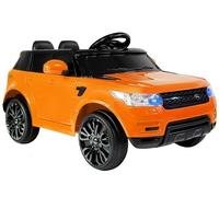 Voiture Électrique Enfants 2x45W RC pour LED Lumière Musique USB MP3 Orange
