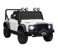 Voiture électrique enfants - AIYAPLAY - télécommande 2,4G, 3 vitesses et 4 roues à suspension - PP et acier - 115x61x61cm - blanc