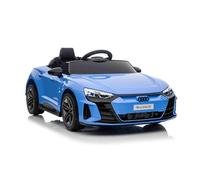 Voiture électrique enfants Audi RS E-tron GT 12V, bleu, télécommande 2,4 GHz, USB/AUX/Bluetooth, batterie lithium, 2x25W moteurs