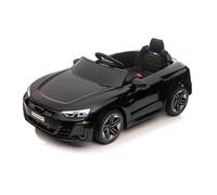 Voiture électrique enfants Audi RS E-tron GT 12V, noir, télécommande 2,4 GHz, USB/AUX/Bluetooth, batterie lithium, 2x25W moteurs