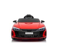 Voiture électrique enfants Audi RS E-tron GT 12V, rouge, télécommande 2,4 GHz, USB/AUX/Bluetooth, batterie lithium, 2x25W moteurs