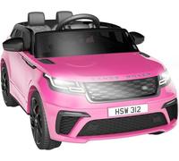 Voiture Electrique Enfants Land Rover Con Licenza 12V Avec Télécommande Musique USB TF MP3 Pour 3-8 Ans Enfants Rose