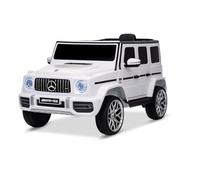 Voiture électrique Enfants Mercedes G Classe 2025, Blanc, Batterie Lithium, véhicules électrique pour Enfants 2-5 Ans avec télécommande 2,4 GHz, MP3/USB/Bluetooth, Phare Avant et arrière