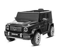 Voiture électrique Enfants Mercedes G Classe 2025, Noire, Batterie Lithium, véhicules électrique pour Enfants 3-5 Ans avec télécommande 2,4 GHz, MP3/USB/Bluetooth, Phare Avant et arrière