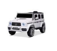 Voiture électrique Enfants Mercedes G Classe 2025, Blanc, Batterie Lithium, véhicules électrique pour Enfants 2-5 Ans avec télécommande 2,4 GHz, MP3/USB/Bluetooth, Phare Avant et arrière