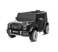 Voiture électrique enfants Mercedes G, neuve, noire, licence officielle, batterie lithium, télécommande 2,4 GHz, USB/MP3/Bluetooth