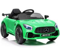 Voiture Électrique Enfants Mercedes Gt R 2x45W Eva Roues LED RC USB MP3 Vert
