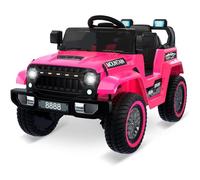 Voiture Électrique Enfants - PROMIRACAL - 12V 2x35W Télécommande & Pédale - MP3/USB/Carte TF - Pneus EVA - Camion Style SUV - Rose