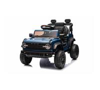 Voiture électrique Ford Bronco avec traction arrière, sous licence (siège unique), bleue, batterie lithium