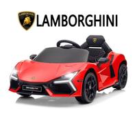 Voiture électrique Lamborghini Revuelto - LALAHO - 3 vitesses, avec télécommande 2.4 G, pour enfants de 3 à 6 Ans, rouge