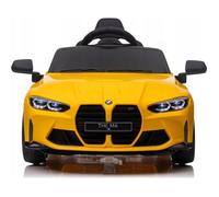 Voiture electrique Leantoys Voiture à batterie BMW M4 Jaune