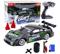 Voiture electrique Leantoys Voiture de course RC Drift Noir Vert 30 km/h 1:16 LEAN Toys
