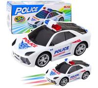 Voiture electrique Leantoys Voiture de police interactive, lumières et sons