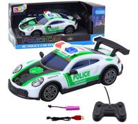 Voiture electrique Leantoys Voiture de sport télécommandée de police Drift avec lumières LED 1:22
