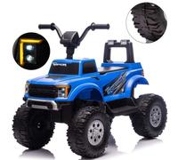 Voiture électrique milly mally ford f-150 raptor bleue - 2 moteurs
