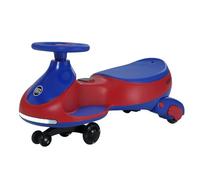 Voiture électrique pour enfant 12 V 2 en 1 Twistcar avec volant 360° 2 | 2 en 1 manuel et électrique, roues lumineuses LED, musique avec contrôle du volume, indicateur de batterie