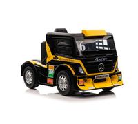 Voiture Électrique Pour Enfant Jaune SUV Offroad EVA Cuir USB MP3 Télécommande