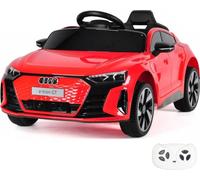 Voiture électrique pour enfants 12V - Audi e-Tron GT - 1 à 4 ans - avec télécommande - Rouge