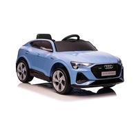 Voiture électrique pour Enfants 12V Audi E-tron Sportback, Bleu, avéc télécommande 2,4 GHz, Mp3/USB/AUX, Suspension, Batterie Lithium, éclairage LED, 2 x 25W Moteurs, Licence Originale