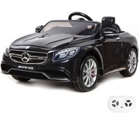 Voiture électrique pour enfants 12V - Mercedes S63 AMG - 1 à 6 ans - avec télécommande - Noir